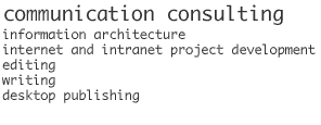 Communication Consulting